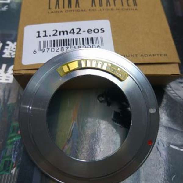 LAINA M42-EOS 合焦提示接環 V11.2 Adapter for M42 lens to CANON EOS camera
