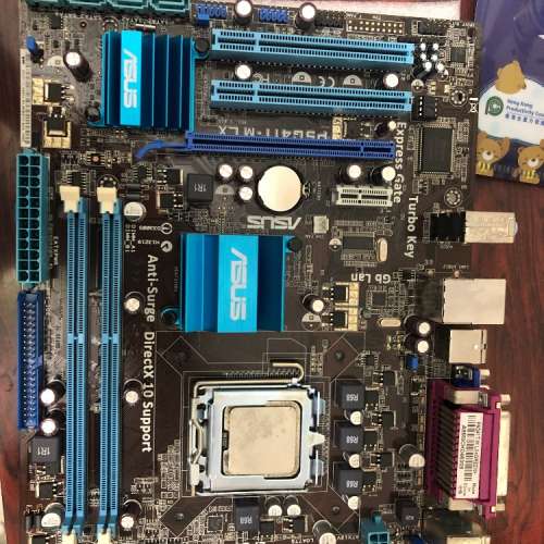 二手 ASUS P5G41T-M LX G41 DDR3 + E7300 CPU