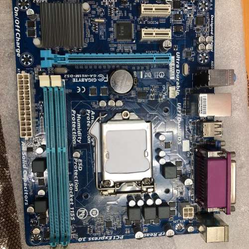 二手 GIGABYTE H61M-DS2 H61 DDR3 LGA1155 MATX MB