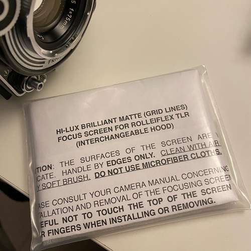 罕有 Maxwell Hi-Lux 超亮對焦屏 Rolleiflex 2.8F 3.5F