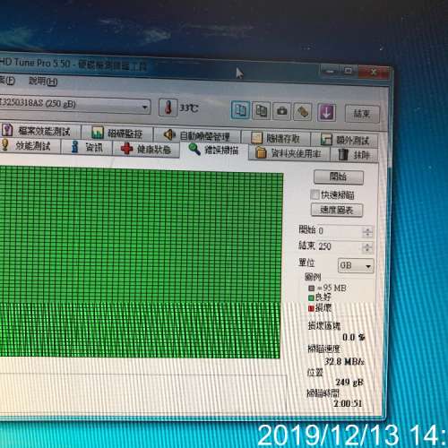 二手 SEAGATE ST3250418AS 3.5” 250GB SATA HDD