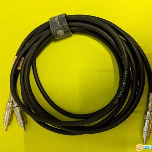電源線 訊號線 RCA cable mains cable