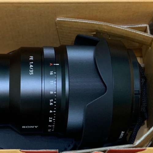 SONY SEL35F14Z (35mm f/1.4) LENS 有盒