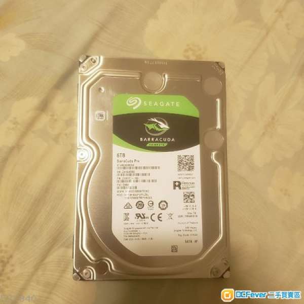 全新 SEAGATE BarraCuda Pro 3.5" 6TB HDD 硬碟