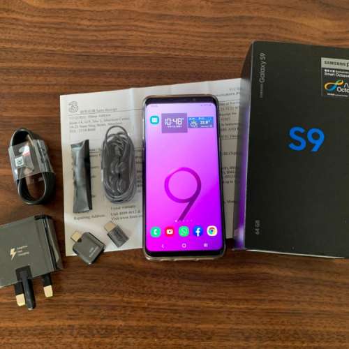 行貨 Samsung S9 4+64GB 紫色 95%新