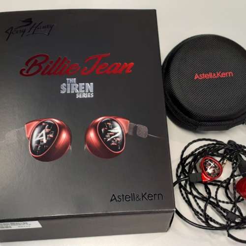 Astell & Kern Billie Jean AK 耳機 紅色 九成九新 行貨有單