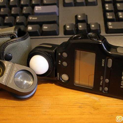 Minolta Auto Meter IV F with 5 degree spot viewfinder