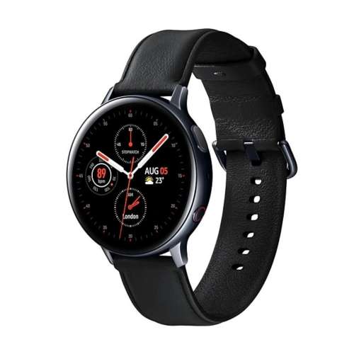 全新香港行貨Samsung Galaxy Watch Active 2 黑色不鏽鋼 44mm LTE R825F