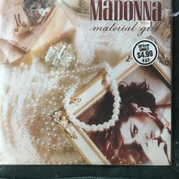 Madonna。Material Girl，黑膠唱片（黑膠碟）LP