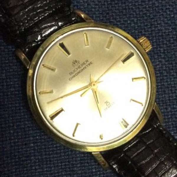 Bucherer 寶齊萊Chronometre 25 Jewels Swiss made automatic watch