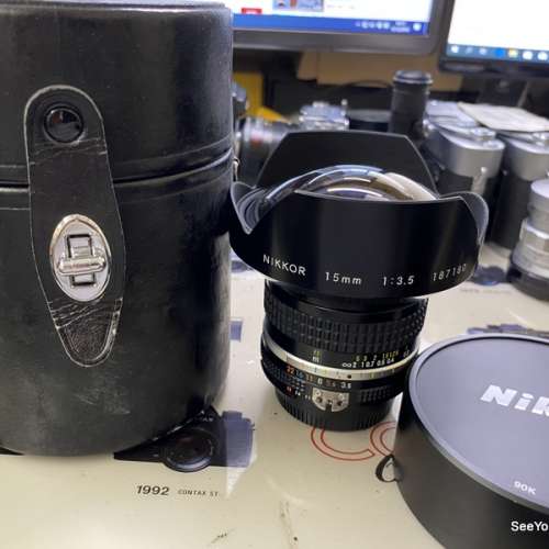 97-98% New Nikon 15mm f/3.5 AIS Lens