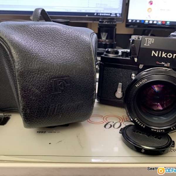 95% New Nikon FTN Blk Body w/ 55mm f1.2 SC NAI Lens Set $4780. Only