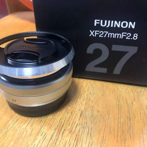 fujifilm XF 27mm F2.8 銀色餅鏡