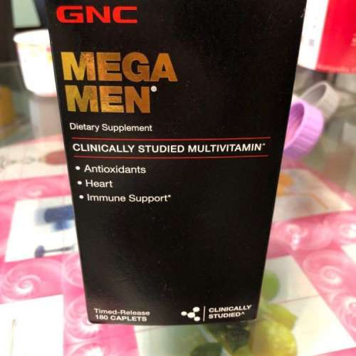 Gnc mega 男士綜合維他命加強版 180粒