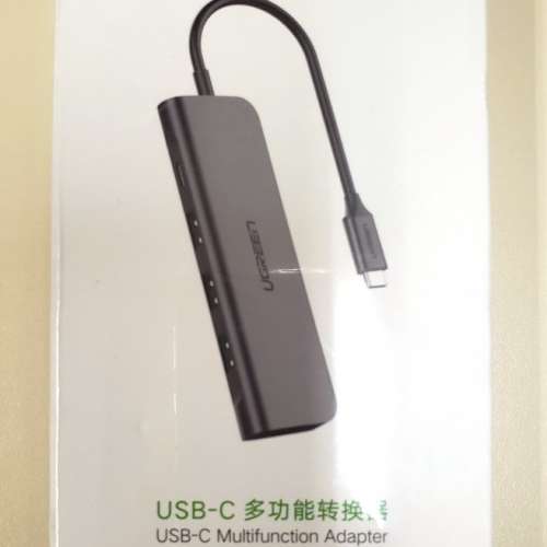綠聯 U-Green USB-C 6 in 1多功能轉換器 Multi-function Adaptor