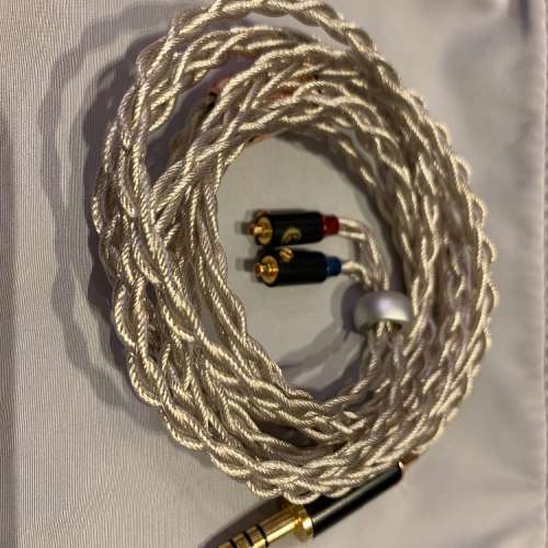 Plussound X6 Tri Silver (2019 new version cable) 4.4 MMCX