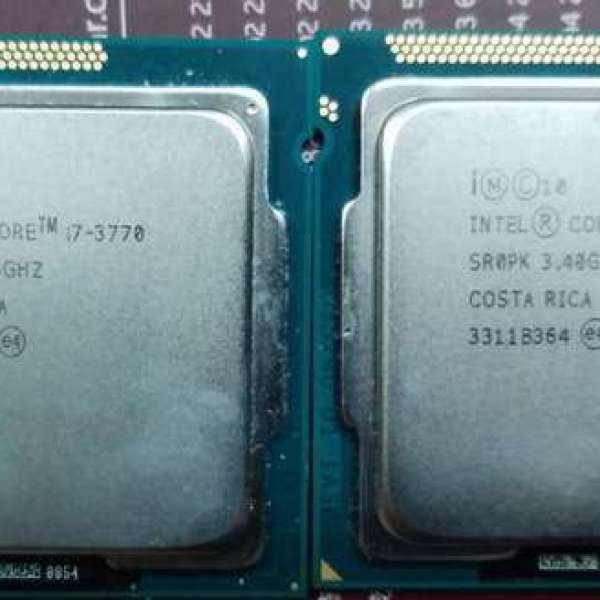 I7 3770 CPU SOCKET 1155 (有2粒)