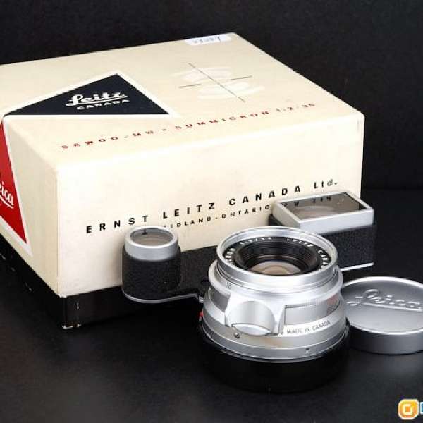 Leica summicron 35/2 Made in Canada w/ Original Box#jp23051