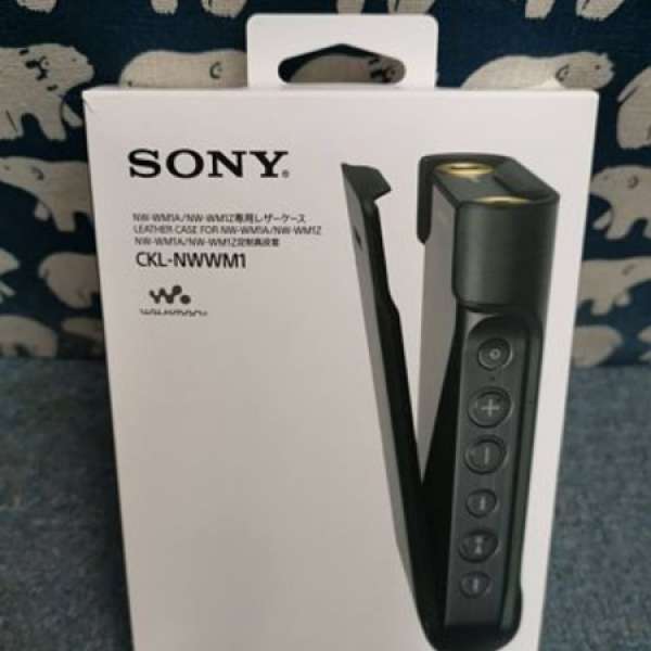 中古 原裝正版 Sony WM1A 黑磚 ckl-nwwm1 真皮 保護套 袋 防撞套