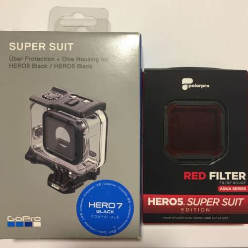 Gopro 7/6/5Black Housing 送 Polarpro Red filter