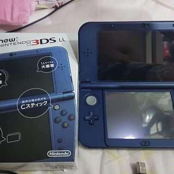 日版新款 N3DSLL遊戲機連Sky3ds+card+32gb micro內置7款遊戲，加錢交換Switch