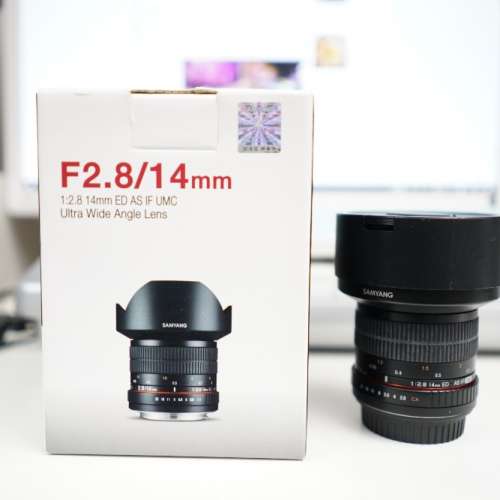 Samyang 14mm f/2.8 ED AS IF UMC Lens for Canon EF 手動鏡