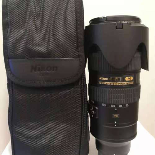 9成新 Nikon AF-S NIKKOR 70-200mm f/2.8G ED VR II With B+W 77mm MRC F-PRO Filter