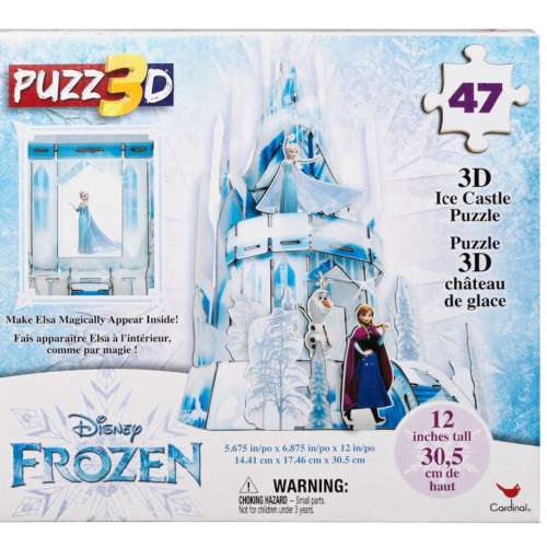 全新 Disney Frozen 2 Puzz 3D 47Piece Plastic 3D Puzzle