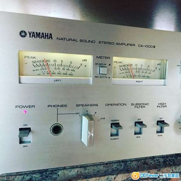 經典Yamaha CA-1000 III, made in Japan, 可玩黑膠唱片，有phono input