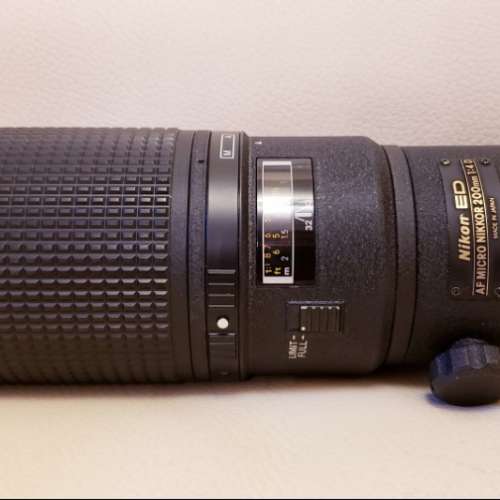 Nikon 200mm f/4 AF-D Macro Lens 微距鏡王
