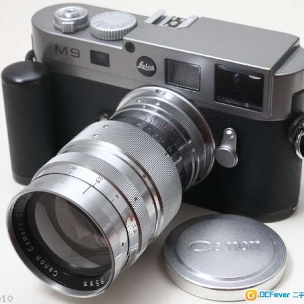Canon Serenar 85/2.0 LTM(L39)M機連動極易對焦，鏡片完美，高分辨率，Leica M及A7r...