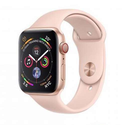 *未拆封 全新Apple watch Sport GPS+Cell *LTE *Series 4 *44MM玫瑰金 香港行貨*10...