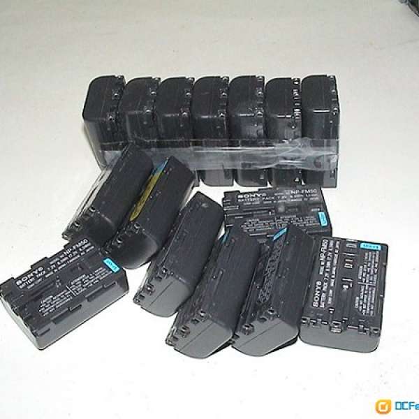出售 SONY NP-FM50  NP-FP50/FH40  NP-FS11 / FS20 /  FS21 壞電池一大堆