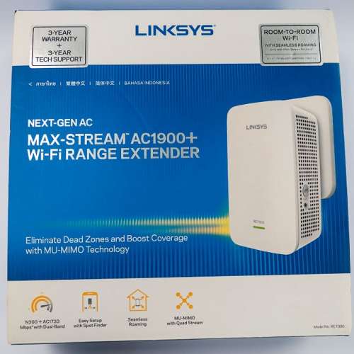 90% new Linksys wifi Extender RE700AH