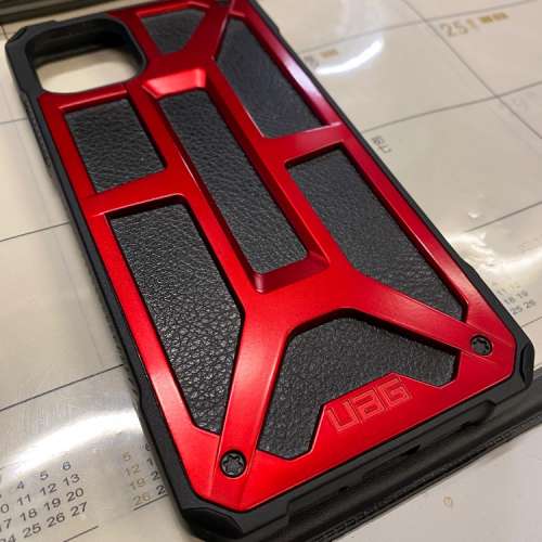 99%新 UAG MONARCH 紅黑色合iPhone 11 Pro Max(請詳看內容)