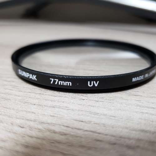 Matte Sunpak 77mm UV CPL filter
