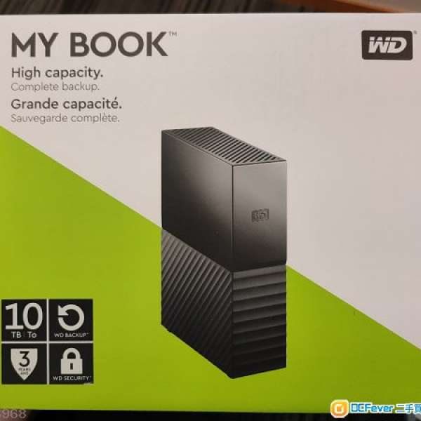 全新未開封 WD My Book 10TB USB3.0 外置硬碟