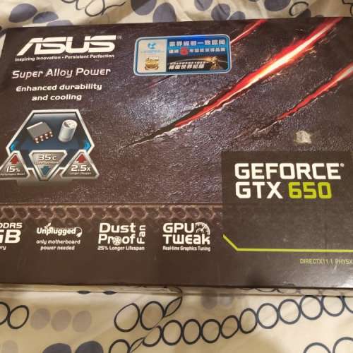 Asus gtx 650  1G