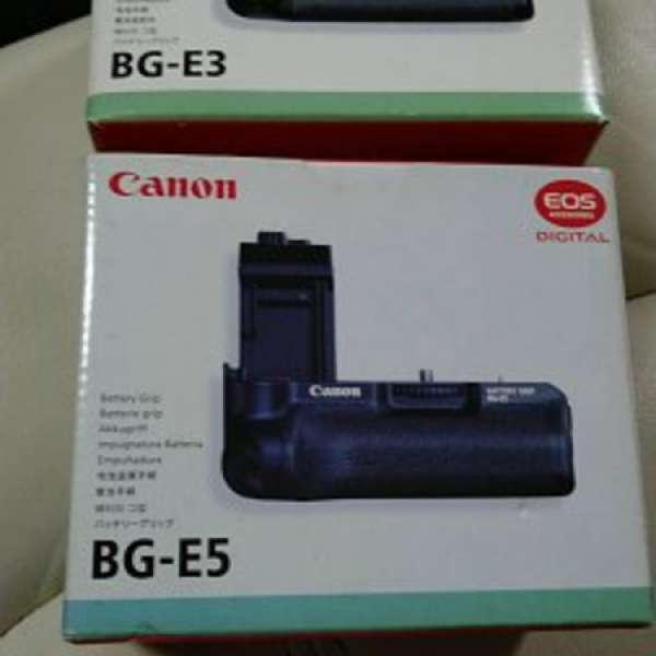 原裝正品CANON BG-E5直倒、電池箱、手柄，Canon EOS 450D/500D/1000D