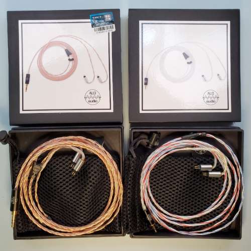ALO audio Copper 22 and SXC 24 earphone cables 耳機線