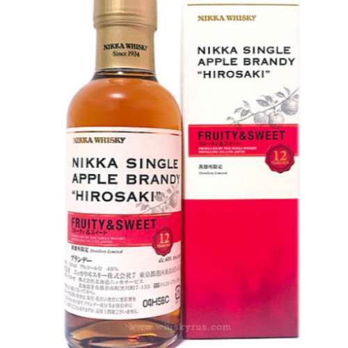 余市蒸餾所限定12年 Apple brandy Hirosaki fruity&sweet