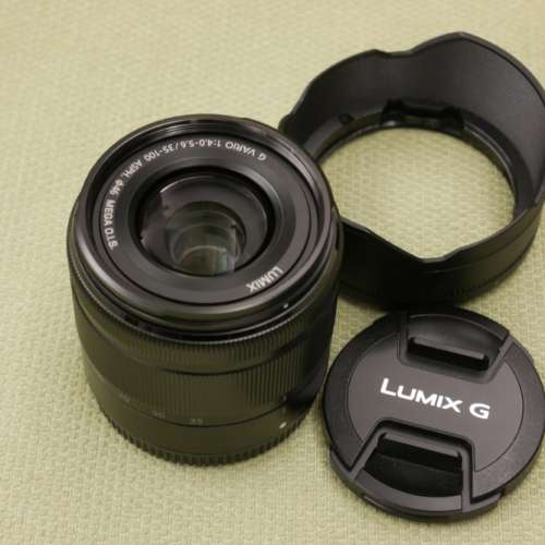99% new 超新淨 Panasonic 35-100mm / F4.0-5.6 H-FS35100 OIS 黑色 Olympus 可用 ...