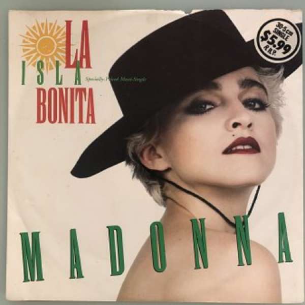 Madonna。LA ISLA BONITA。黑膠唱片（黑膠碟）LP