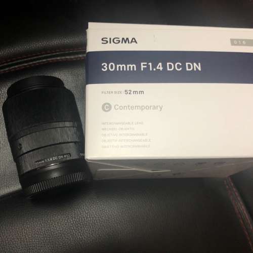 Sigma 30mm F1.4 DC DN 行貨 Sony e mount apsc