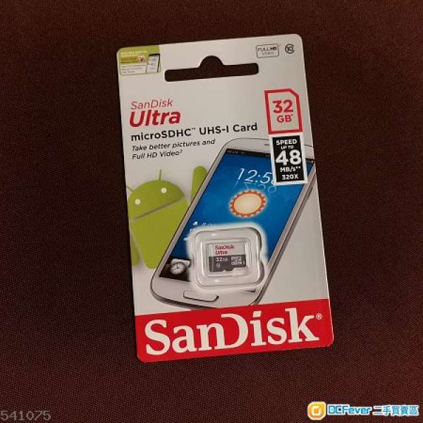 SANDISK ULTRA 32GB & 64GB CARD
