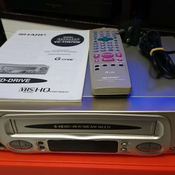 極新淨 SHARP VC－TH970W 6磁頭 VHS 錄影機