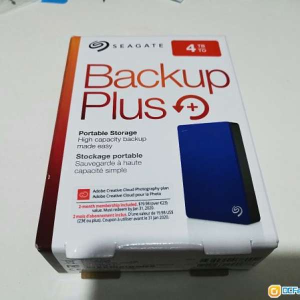 100% 全新 Seagate Backup Plus 4TB 2.5" hard disk