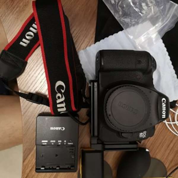 Canon 6d body 兩電 一正一副廠 有相機帶 送 L 架 無盒