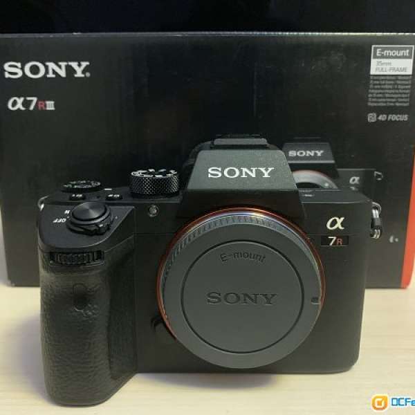 出售Sony A7R III 一機兩電（已改V3+ thin filter、F22無麈)