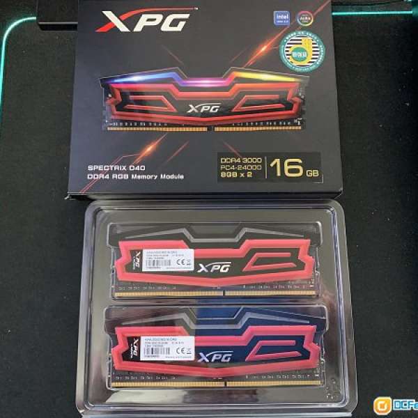 ADATA AX4U300038G16-QRS XPG SPECTRIX D40 32GB DDR4 3000MHz memory